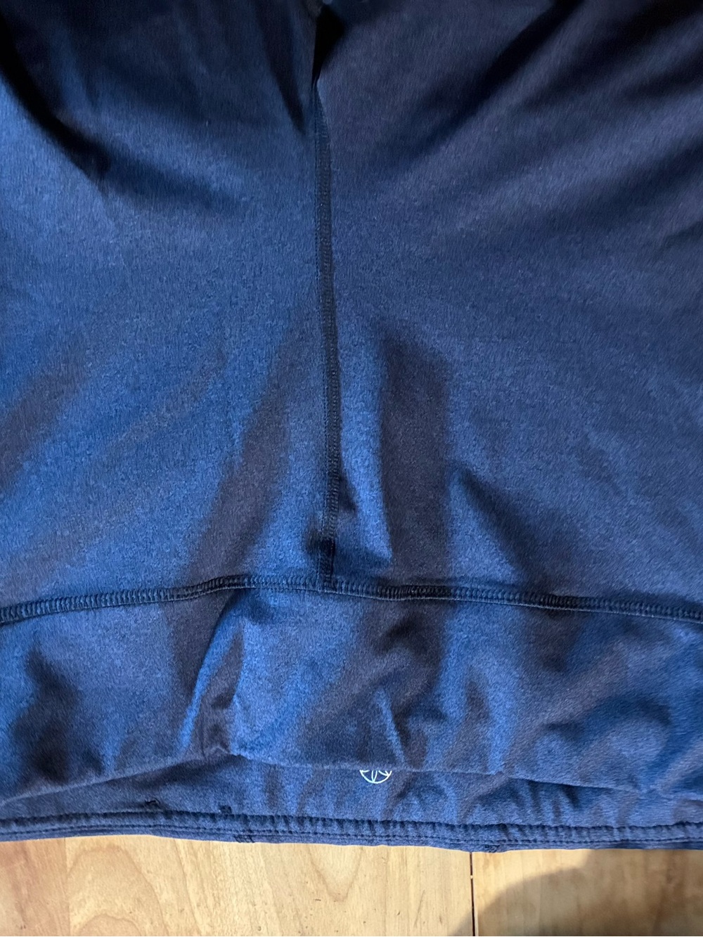 Gaiam Deep Blue Athletic exercise Pants sz 2X Ruched Ankles